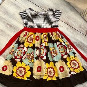 Danica and Dylan Girls Dress with tie size 6x